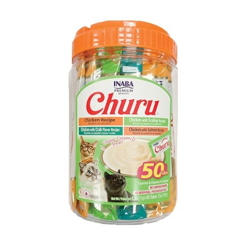 Inaba Churu Chicken & Seafood Creamy Cat Treats