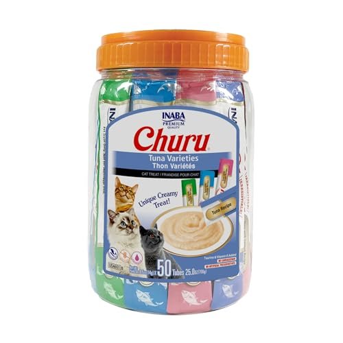 Churu 50 Count Tuna Variety Tub Cat Treats
