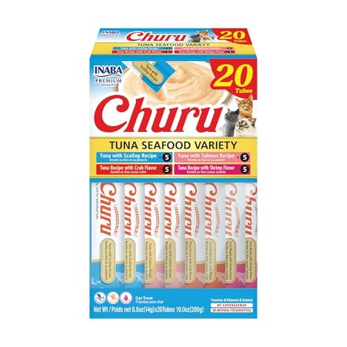 Inaba Cat Churu Seafood Variety Box 20 Tubes